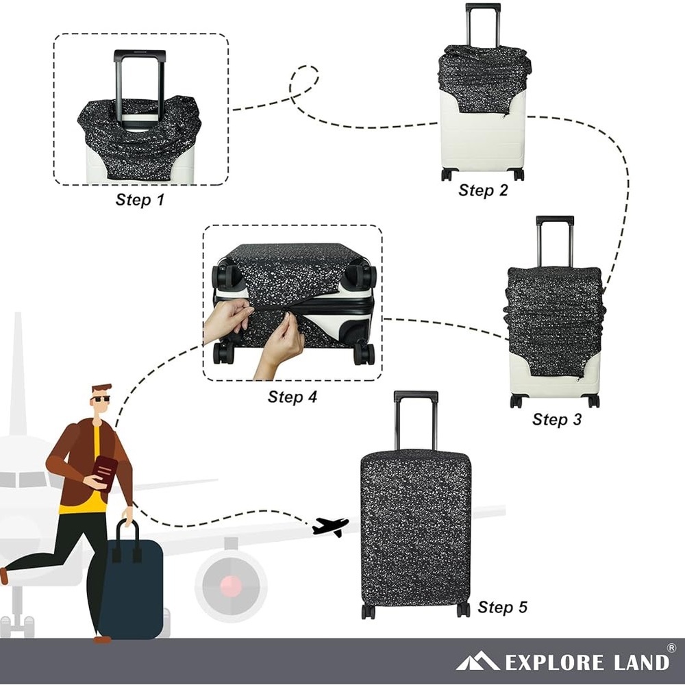 Luggage Protector Skin - Picture 7 of 8
